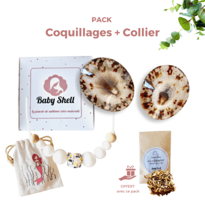 COQUILLAGE + COLLIER d'allaitement